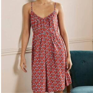 NWOT Boden Firecracker Poppy Jersey Dress NO BELT